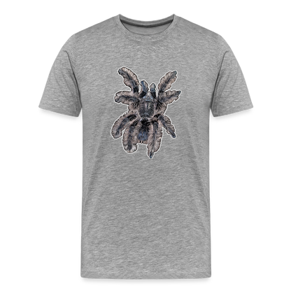 Männer Basic T-Shirt Tliltocatl albopilosus - Grau meliert