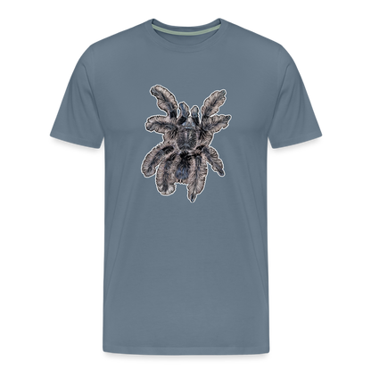 Männer Basic T-Shirt Tliltocatl albopilosus - Blaugrau