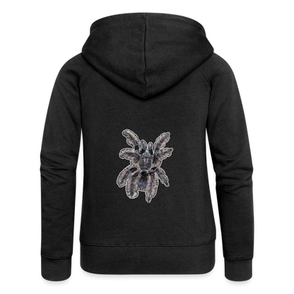 Frauen Zip-Hoodie Tliltocatl albopilosus - Schwarz