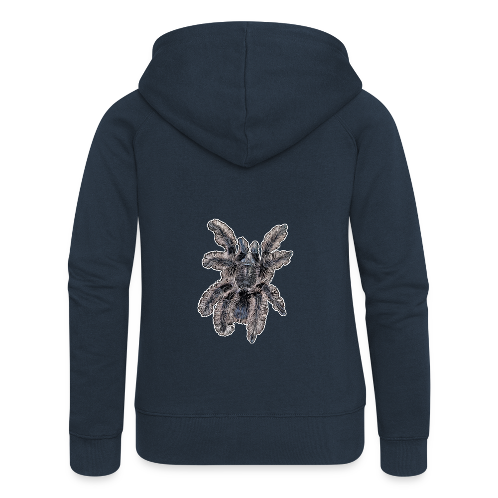 Frauen Zip-Hoodie Tliltocatl albopilosus - Navy