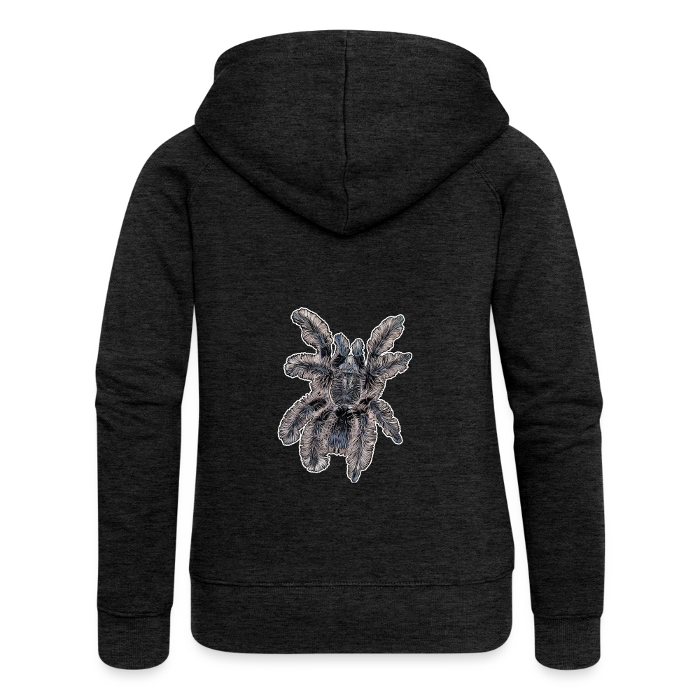 Frauen Zip-Hoodie Tliltocatl albopilosus - Anthrazit