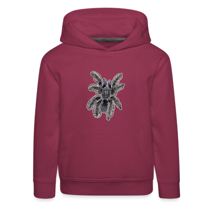 Kinder Hoodie Tliltocatl albopilosus - Bordeaux