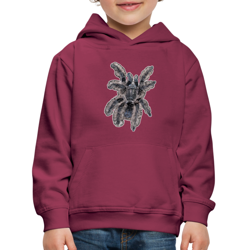 Kinder Hoodie Tliltocatl albopilosus - Bordeaux