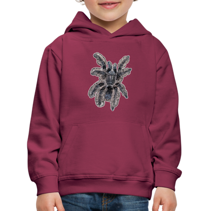 Kinder Hoodie Tliltocatl albopilosus - Bordeaux