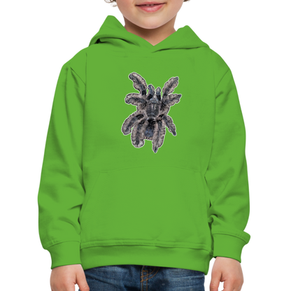 Kinder Hoodie Tliltocatl albopilosus - Hellgrün