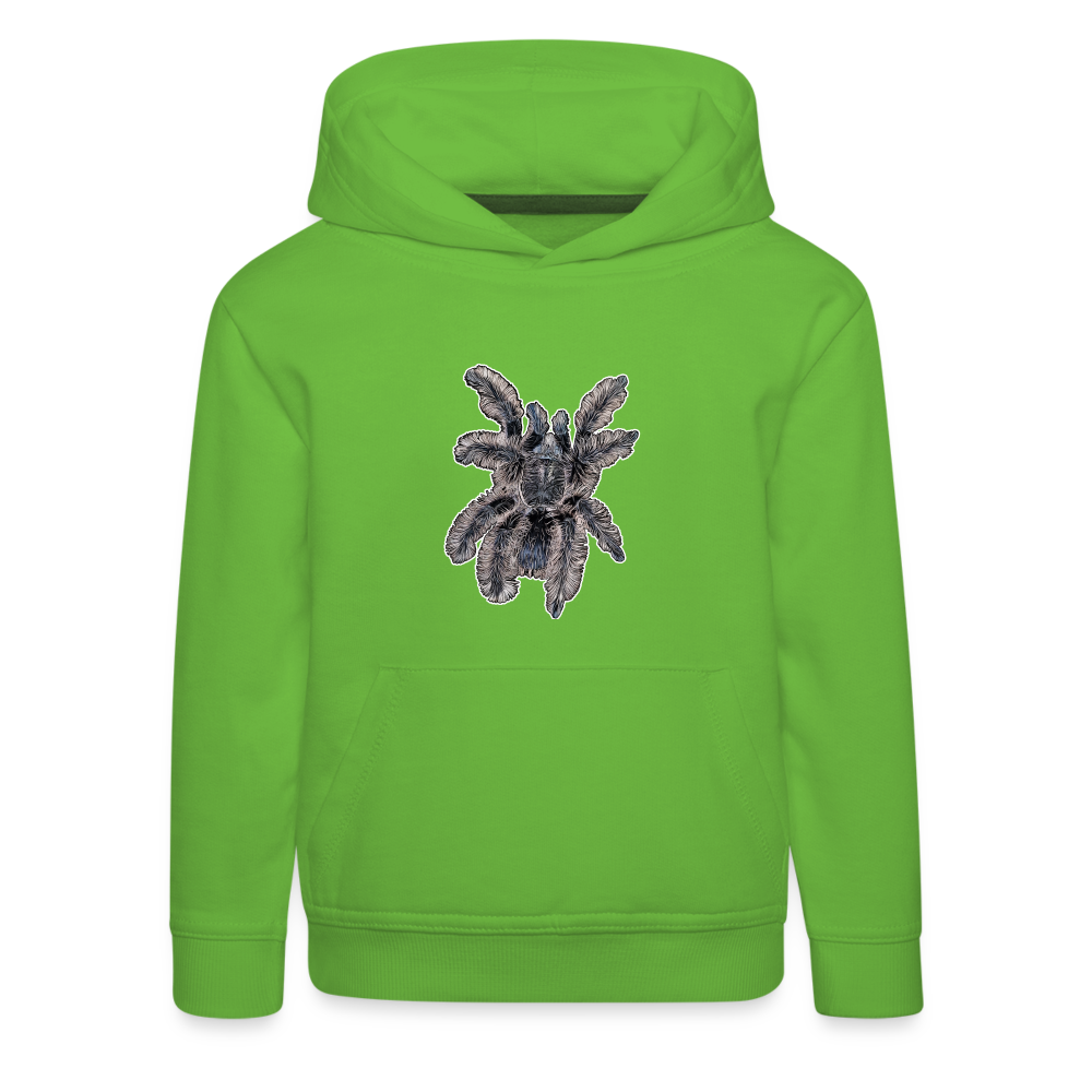 Kinder Hoodie Tliltocatl albopilosus - Hellgrün