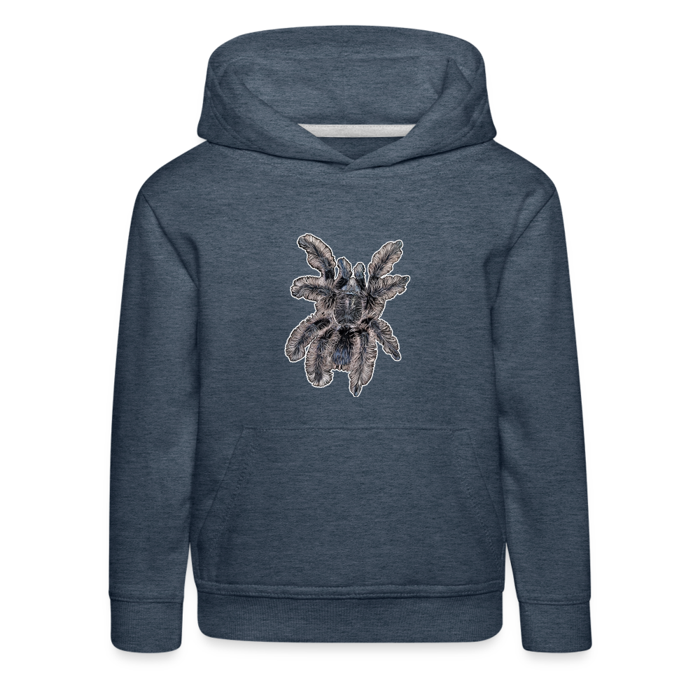 Kinder Hoodie Tliltocatl albopilosus - Jeansblau