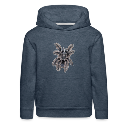 Kinder Hoodie Tliltocatl albopilosus - Jeansblau