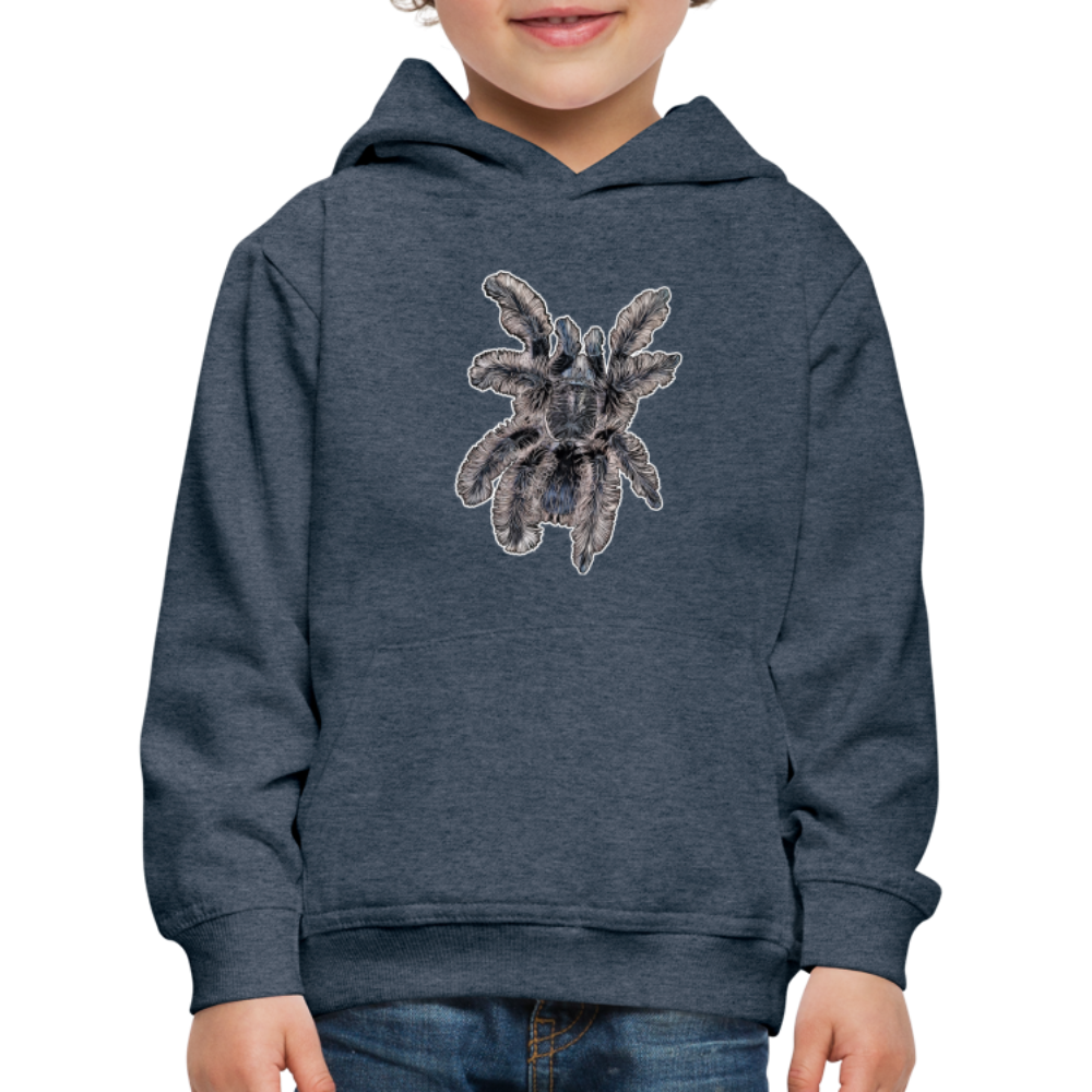 Kinder Hoodie Tliltocatl albopilosus - Jeansblau