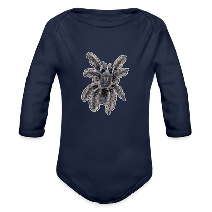 Baby Body lang Tliltocatl albopilosus - Dunkelnavy