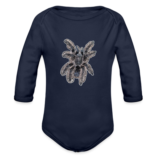 Baby Body lang Tliltocatl albopilosus - Dunkelnavy