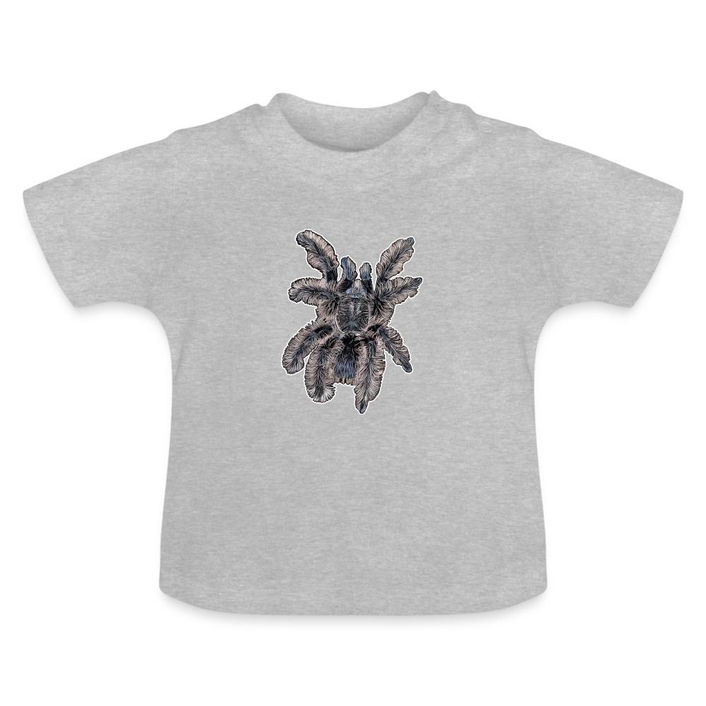 Baby T-Shirt Tliltocatl albopilosus - Grau meliert