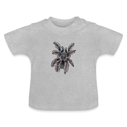 Baby T-Shirt Tliltocatl albopilosus - Grau meliert
