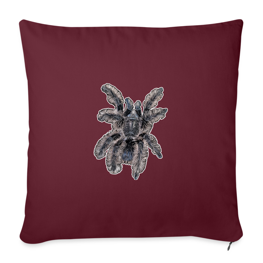 Sofakissen mit Füllung 44 x 44 cm Tliltocatl albopilosus - Burgunderrot