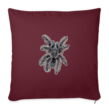 Sofakissen mit Füllung 44 x 44 cm Tliltocatl albopilosus - Burgunderrot