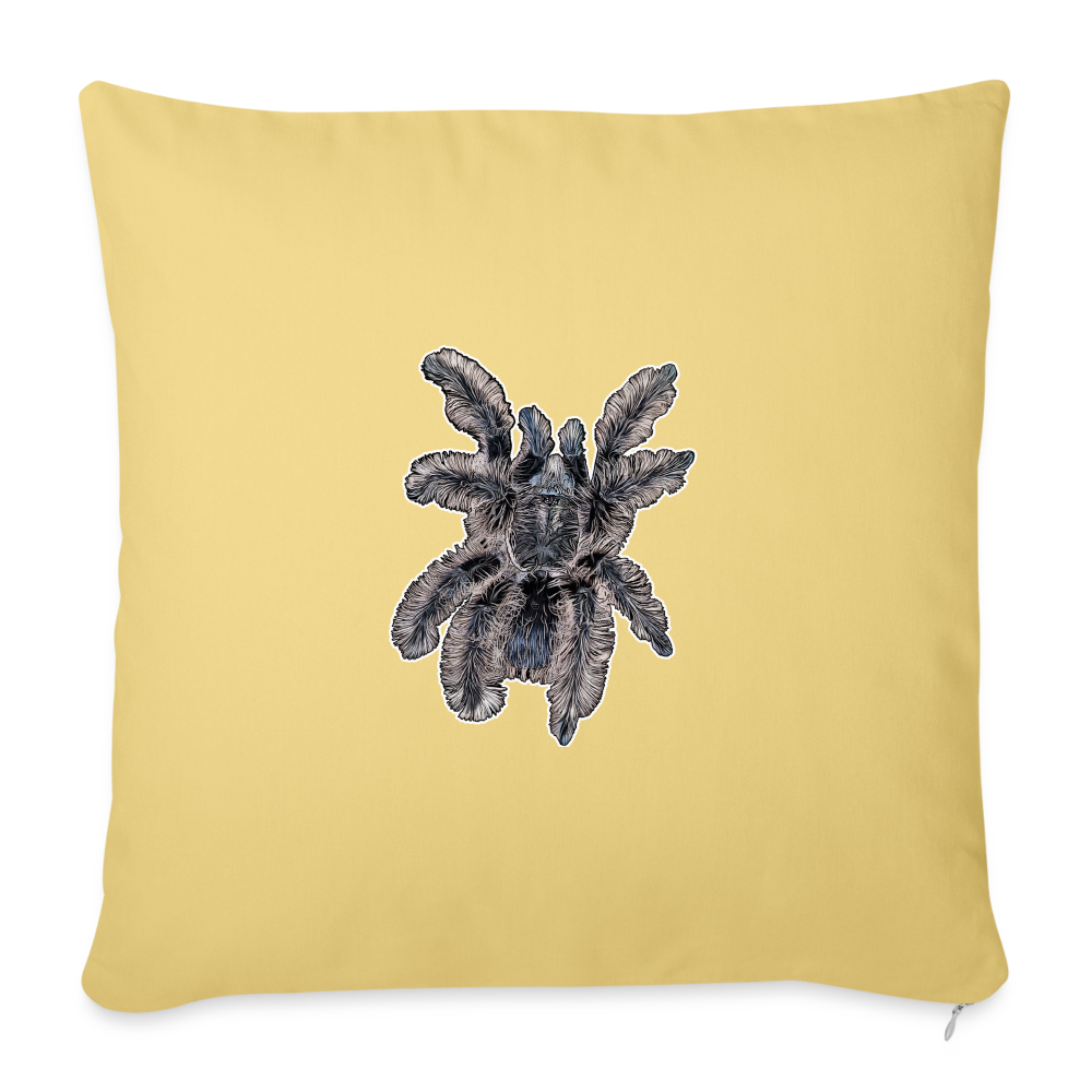 Sofakissen mit Füllung 44 x 44 cm Tliltocatl albopilosus - Hellgelb