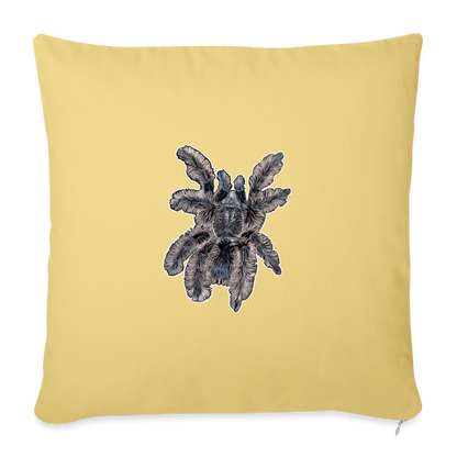 Sofakissen mit Füllung 44 x 44 cm Tliltocatl albopilosus - Hellgelb