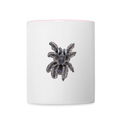 Tasse farbig Tliltocatl albopilosus - Weiß/Pink