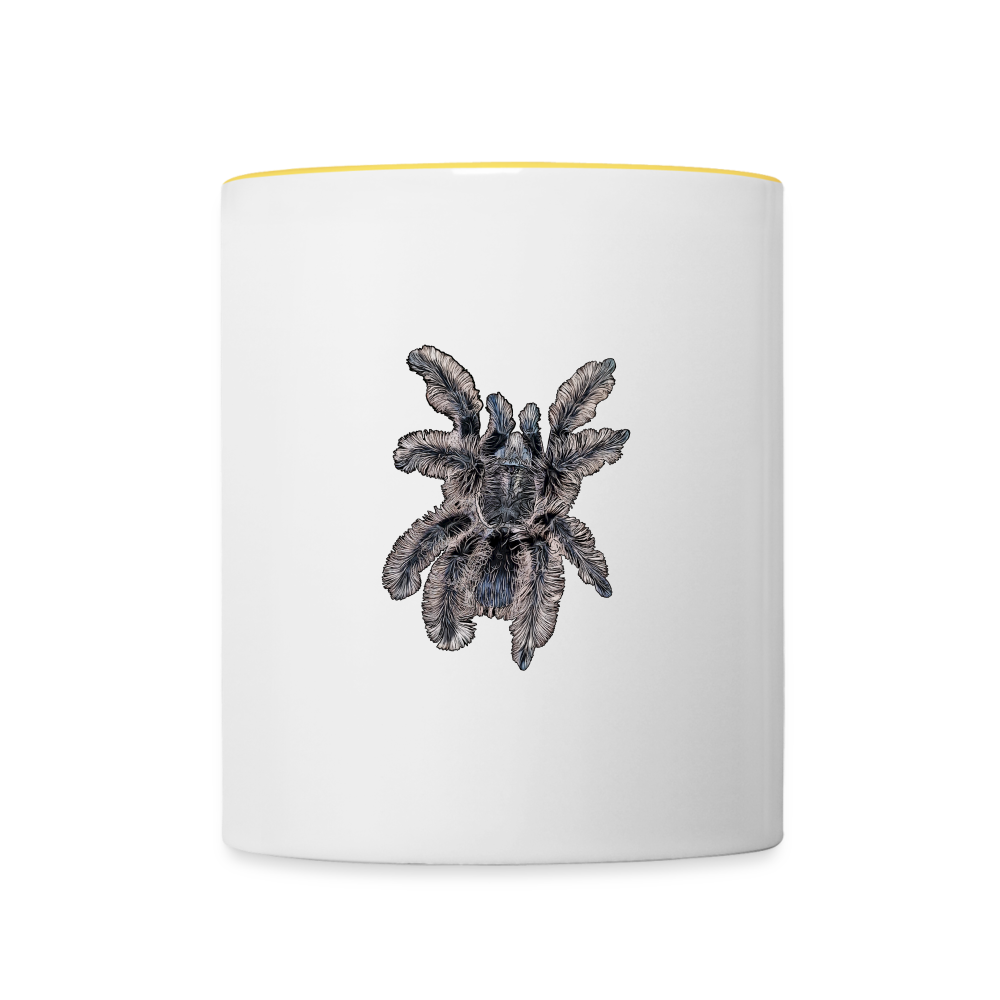 Tasse farbig Tliltocatl albopilosus - Weiß/Gelb