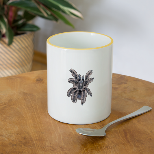Tasse farbig Tliltocatl albopilosus - Weiß/Gelb