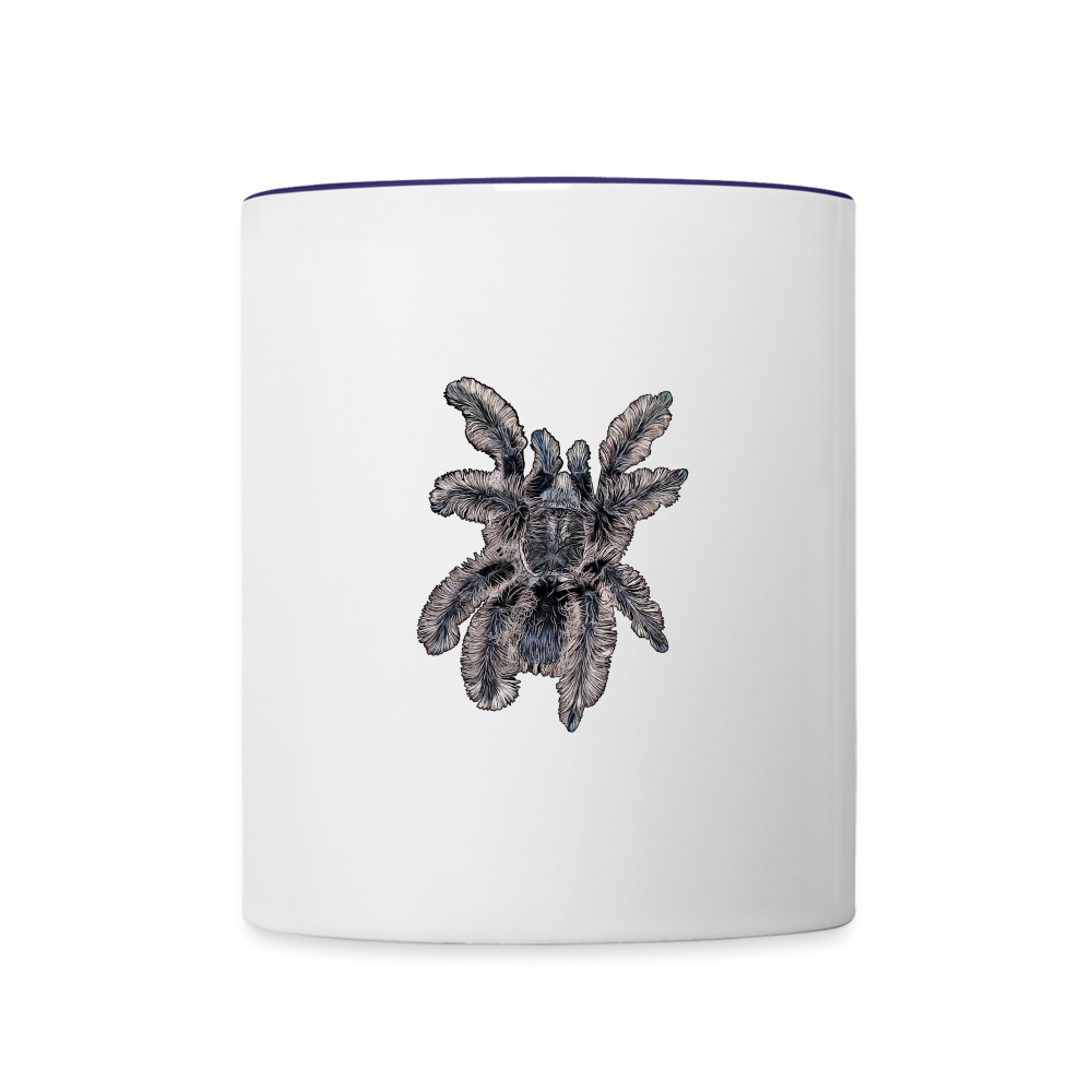 Tasse farbig Tliltocatl albopilosus - Weiß/Kobaltblau