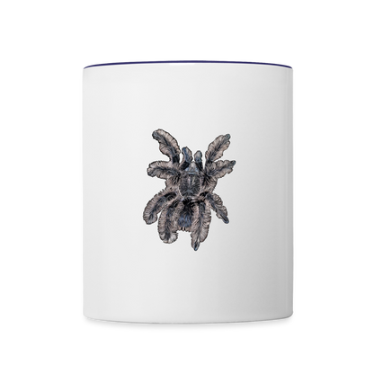 Tasse farbig Tliltocatl albopilosus - Weiß/Kobaltblau