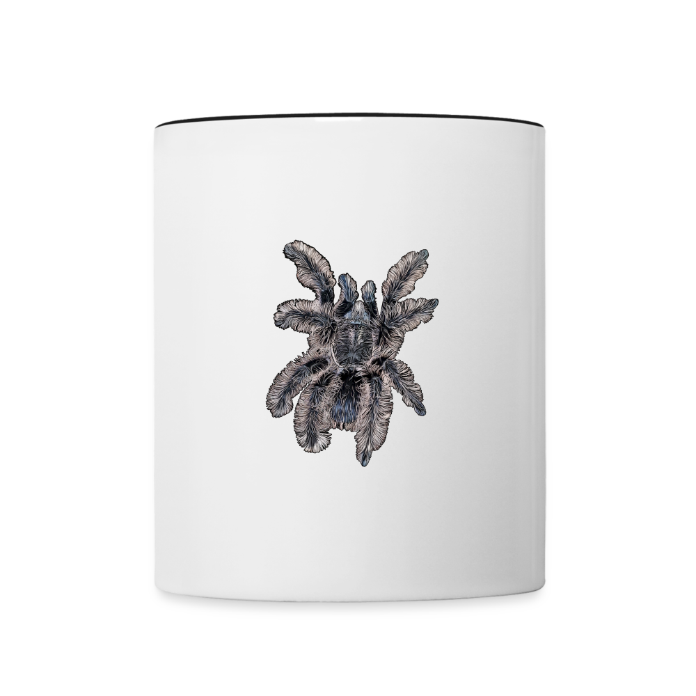 Tasse farbig Tliltocatl albopilosus - Weiß/Schwarz