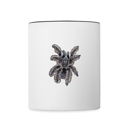 Tasse farbig Tliltocatl albopilosus - Weiß/Schwarz