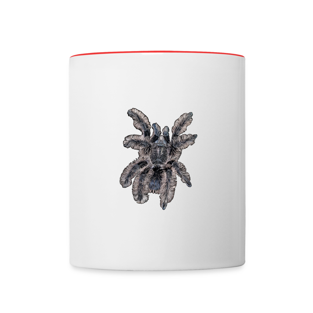 Tasse farbig Tliltocatl albopilosus - Weiß/Rot