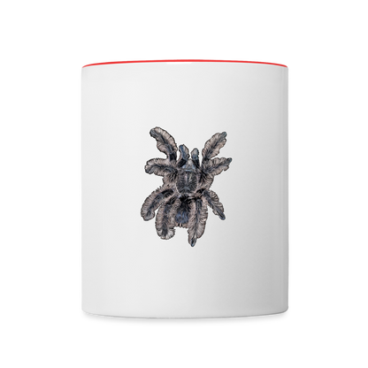 Tasse farbig Tliltocatl albopilosus - Weiß/Rot