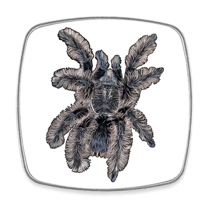 Kühlschrankmagnet eckig Tliltocatl albopilosus - weiß