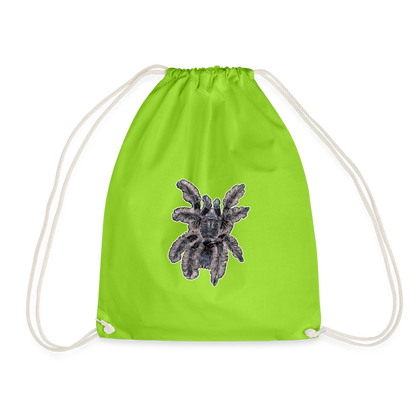 Turnbeutel Tliltocatl albopilosus - Neongrün