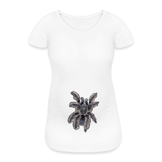 Frauen Schwangerschafts-T-Shirt Tliltocatl albopilosus - weiß