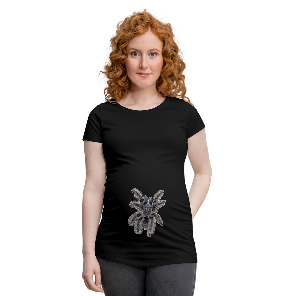 Frauen Schwangerschafts-T-Shirt Tliltocatl albopilosus - Schwarz
