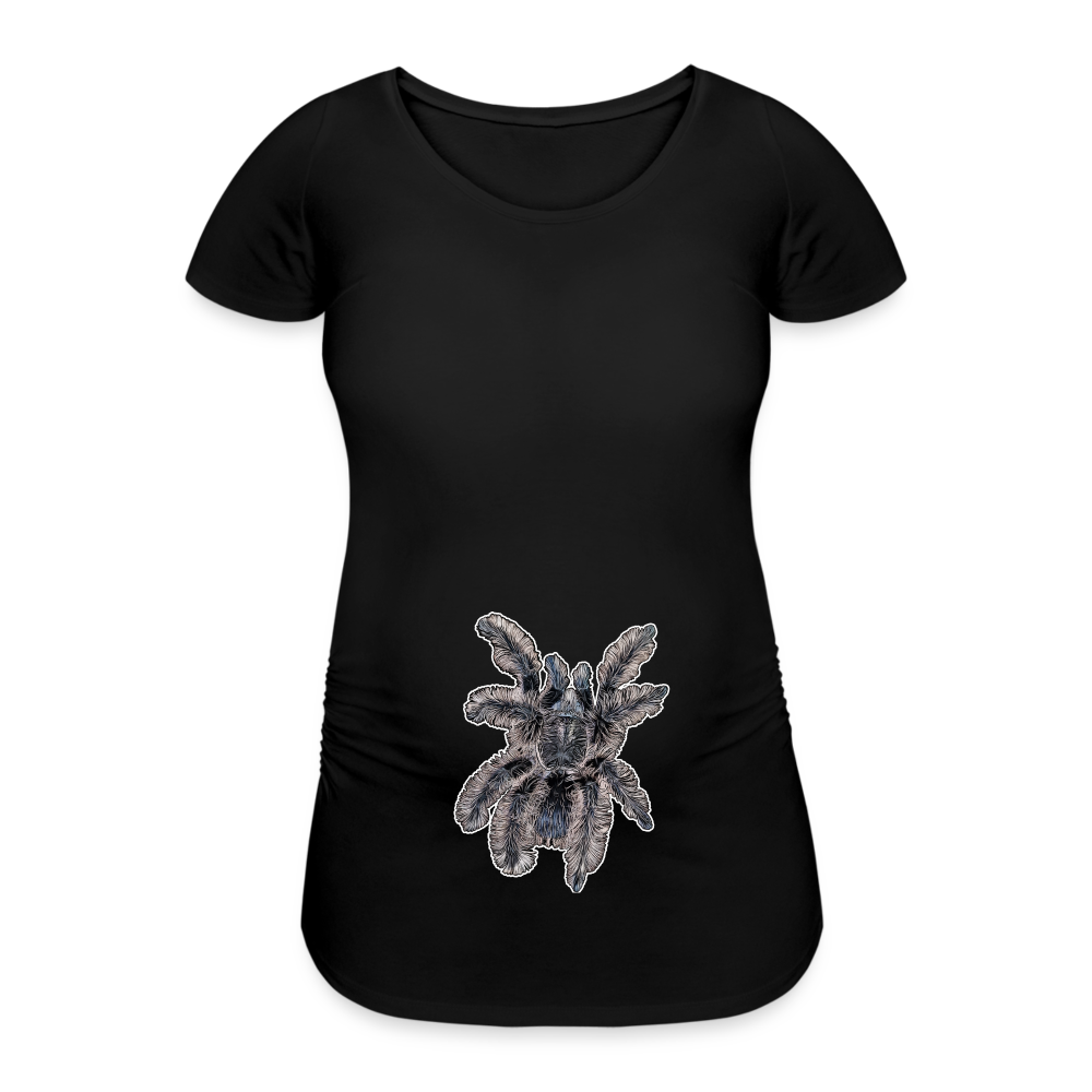Frauen Schwangerschafts-T-Shirt Tliltocatl albopilosus - Schwarz