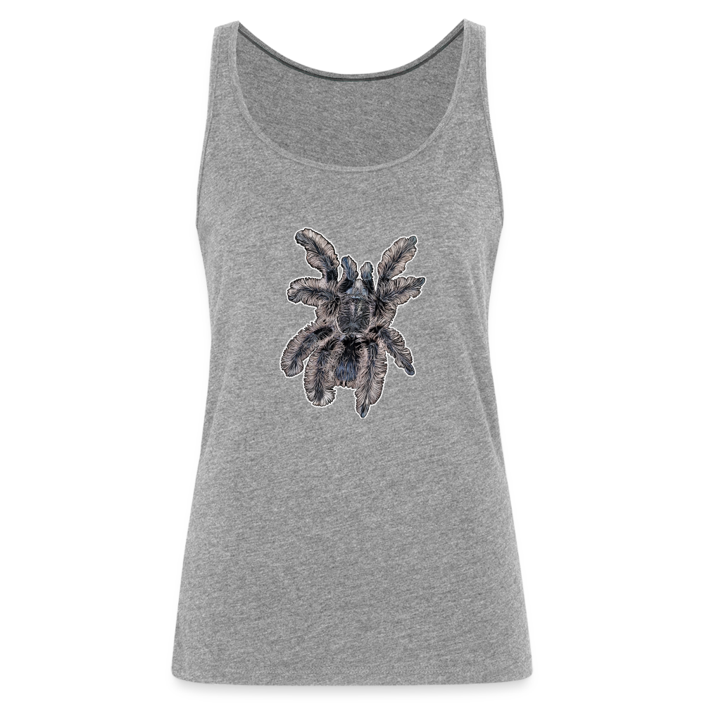 Frauen Tank Top Tliltocatl albopilosus - Grau meliert