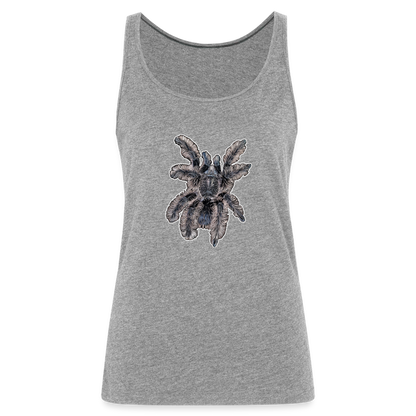 Frauen Tank Top Tliltocatl albopilosus - Grau meliert