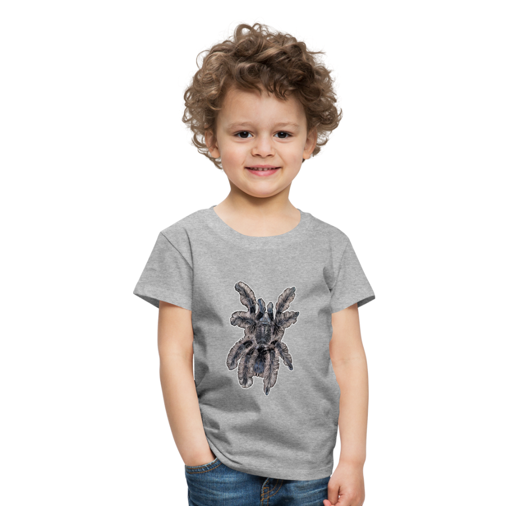 Kinder Basic T-Shirt Tliltocatl albopilosus - Grau meliert