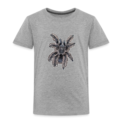 Kinder Basic T-Shirt Tliltocatl albopilosus - Grau meliert