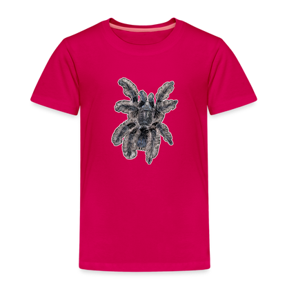 Kinder Basic T-Shirt Tliltocatl albopilosus - dunkles Pink
