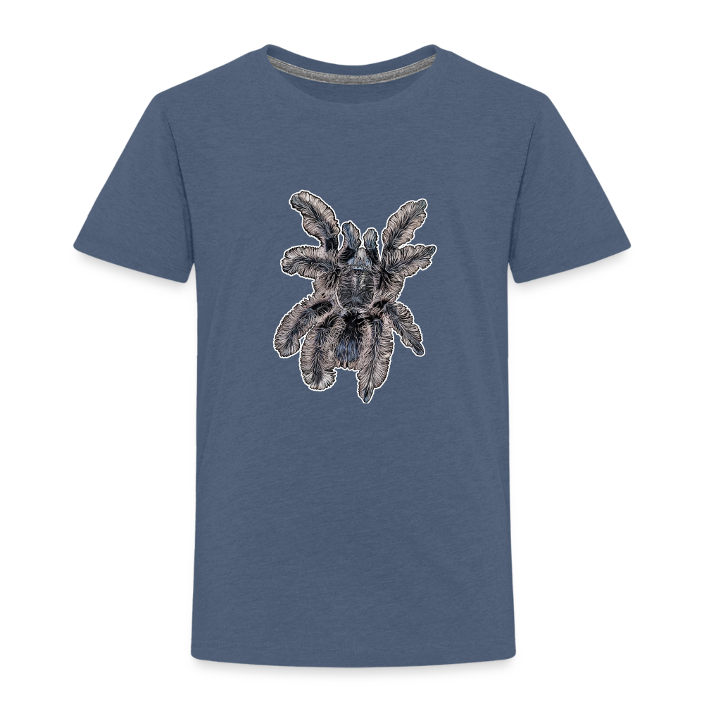 Kinder Basic T-Shirt Tliltocatl albopilosus - Blau meliert