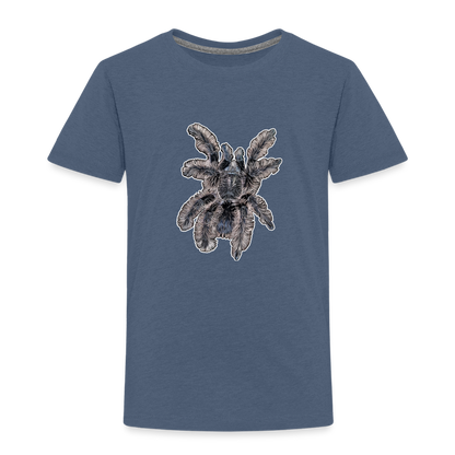 Kinder Basic T-Shirt Tliltocatl albopilosus - Blau meliert