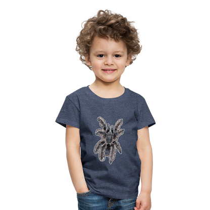 Kinder Basic T-Shirt Tliltocatl albopilosus - Blau meliert