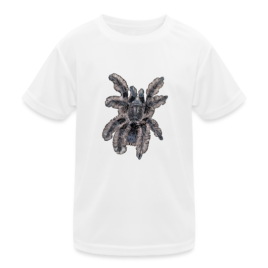 Kinder Funktions-T-Shirt Tliltocatl albopilosus - weiß