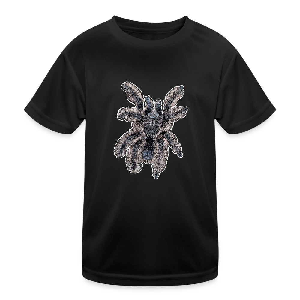 Kinder Funktions-T-Shirt Tliltocatl albopilosus - Schwarz
