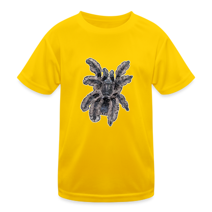 Kinder Funktions-T-Shirt Tliltocatl albopilosus - Eigelb