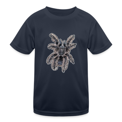 Kinder Funktions-T-Shirt Tliltocatl albopilosus - Navy