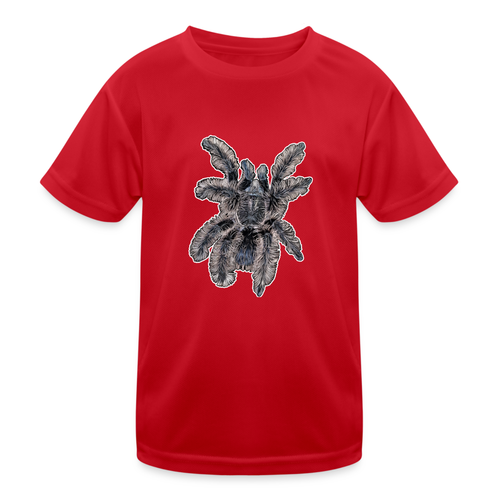 Kinder Funktions-T-Shirt Tliltocatl albopilosus - Rot