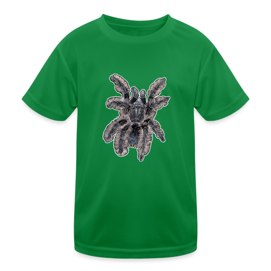 Kinder Funktions-T-Shirt Tliltocatl albopilosus - Kelly Green