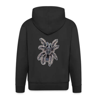 Männer Zip-Hoodie Tliltocatl albopilosus - Schwarz